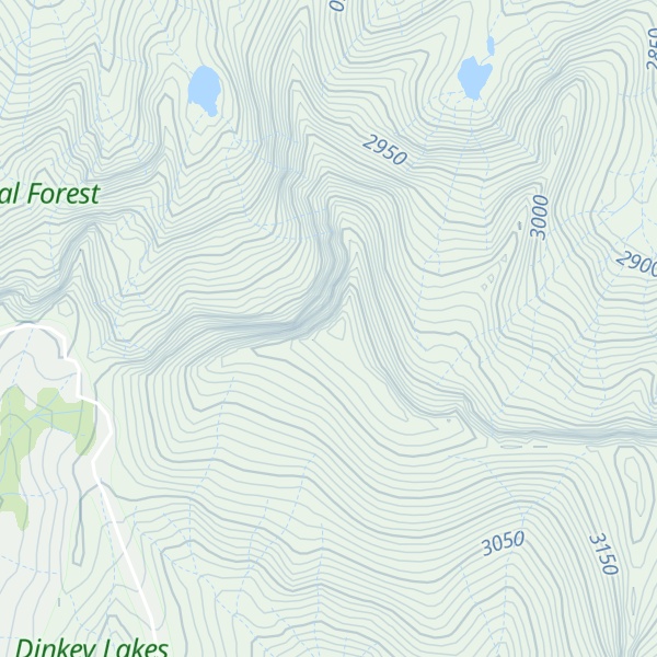 Map of Mount Givens