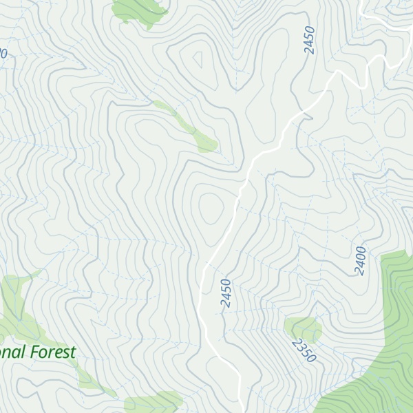 Map of Patterson Mountain