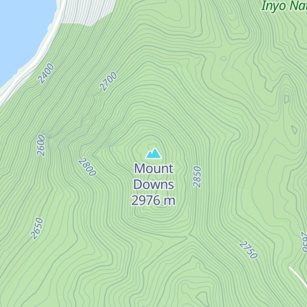 Map of Mount Downs