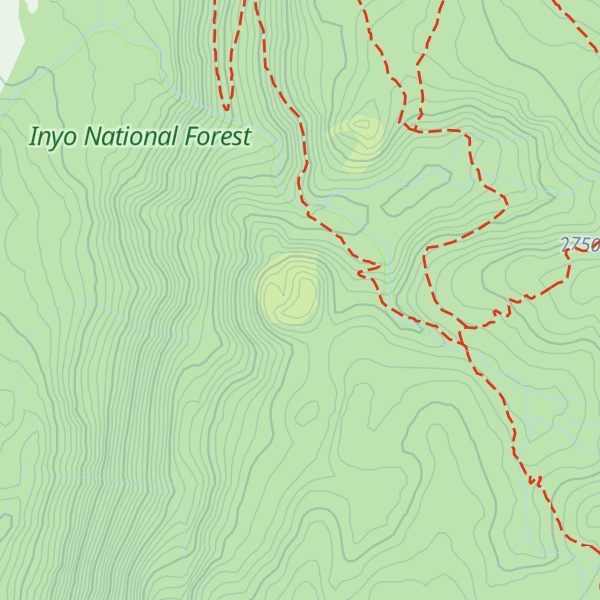 Map of Red Cones