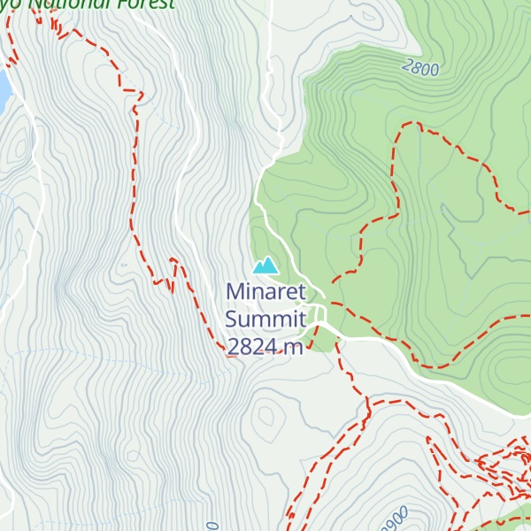 Map of Minaret Summit