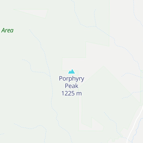 Map of Porphyry Peak