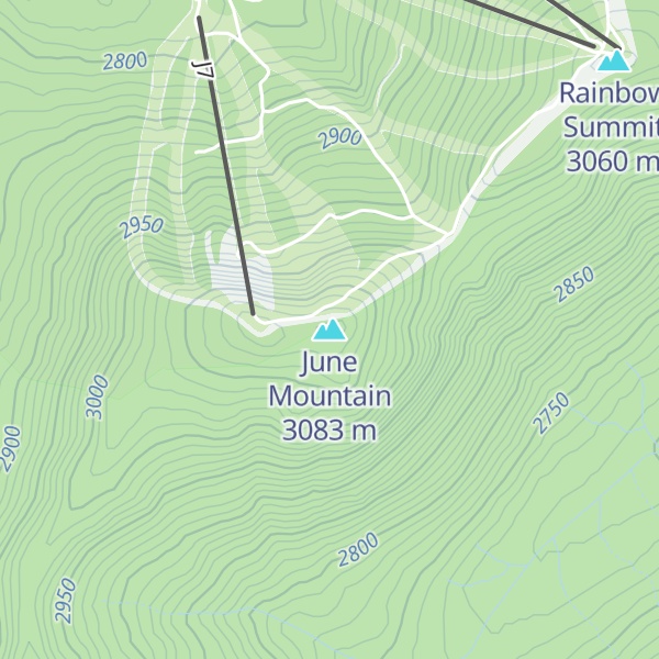 Map of June Mountain
