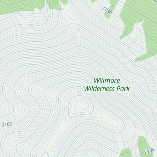 Map of Mount Russell