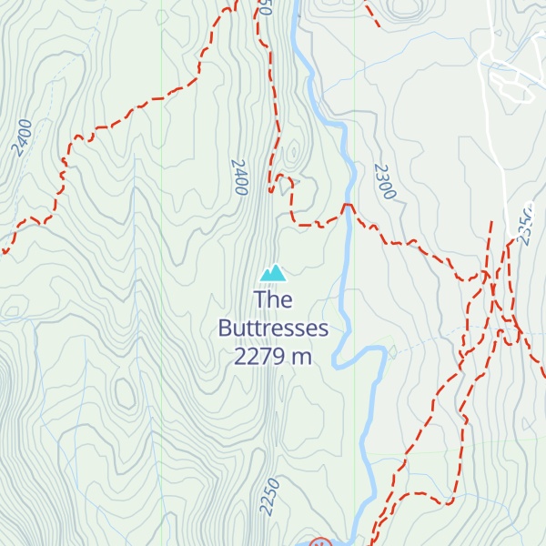 Map of The Buttresses