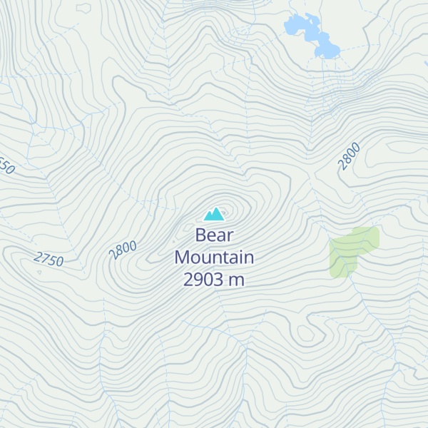 Map of Bear Mountain