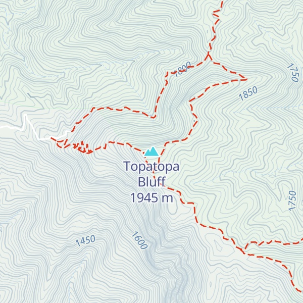 Map of Topatopa Bluff