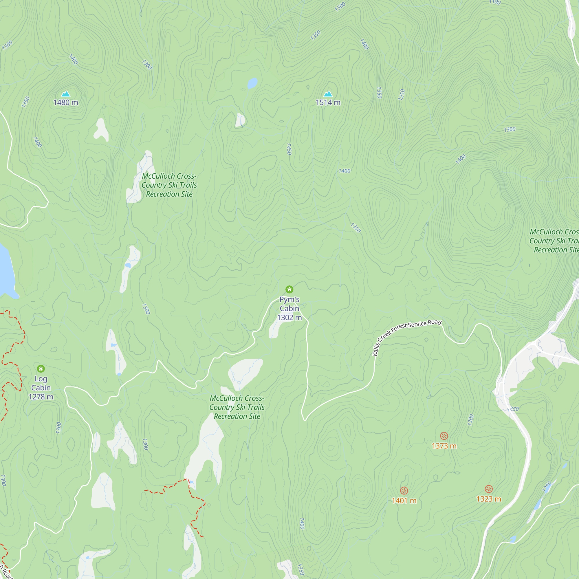 Pym's Cabin map