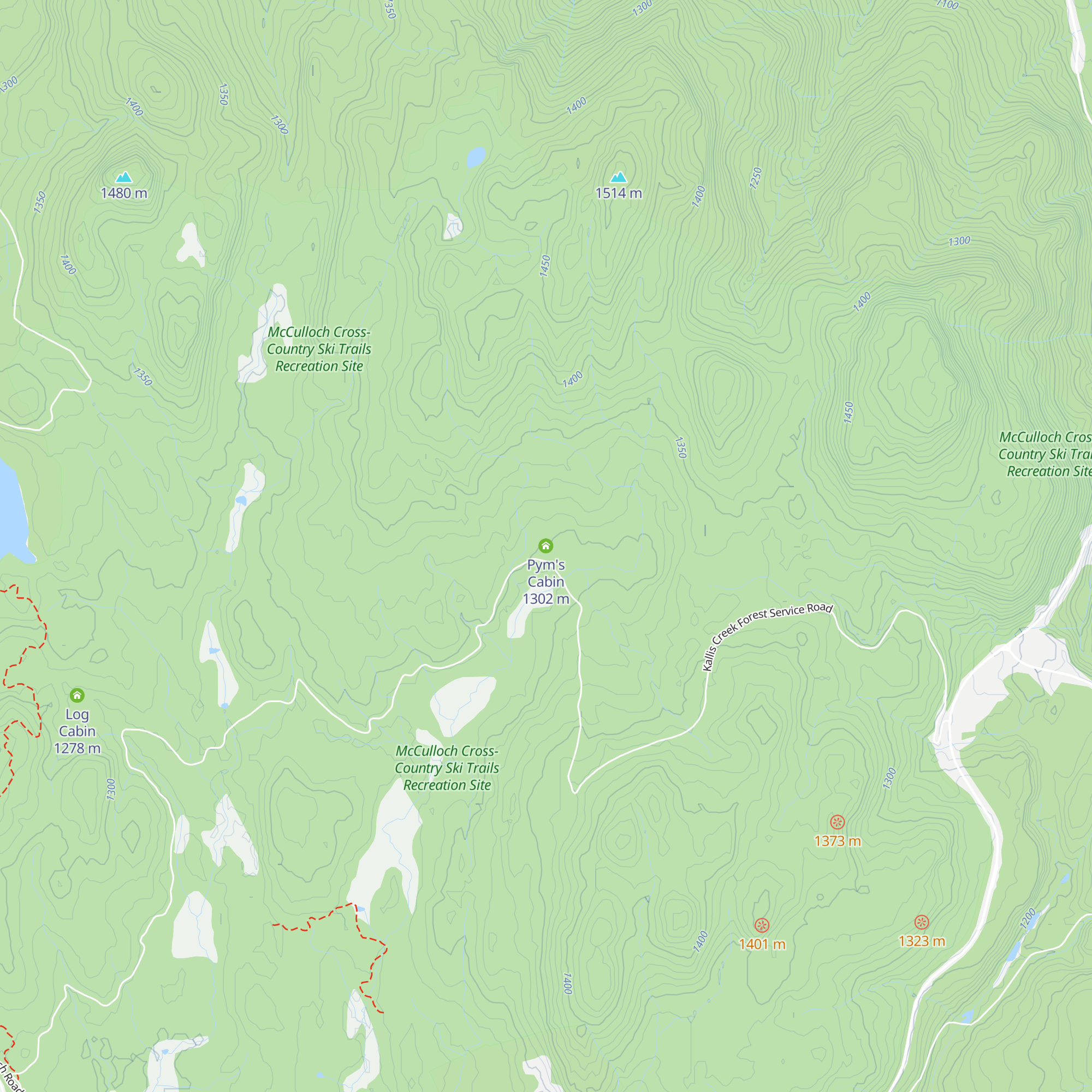 Pym's Cabin map