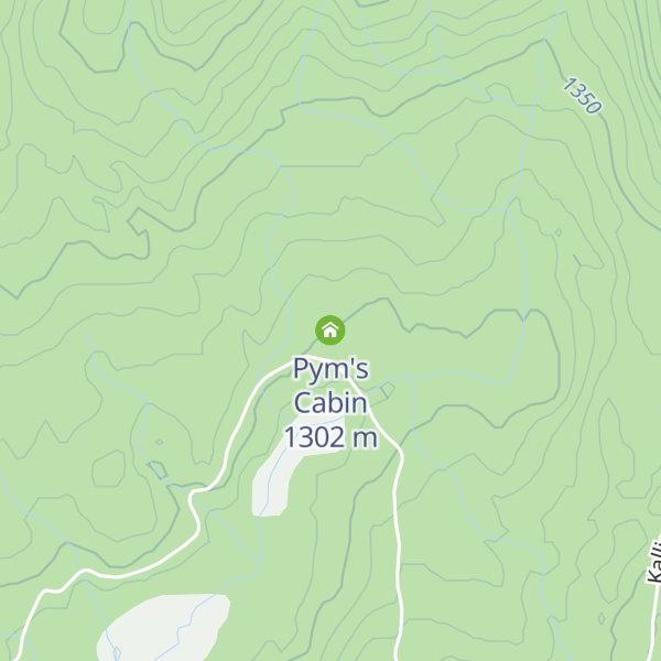 Map of Pym's Cabin
