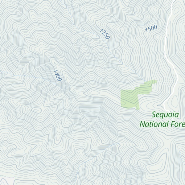 Map of Dude Ridge