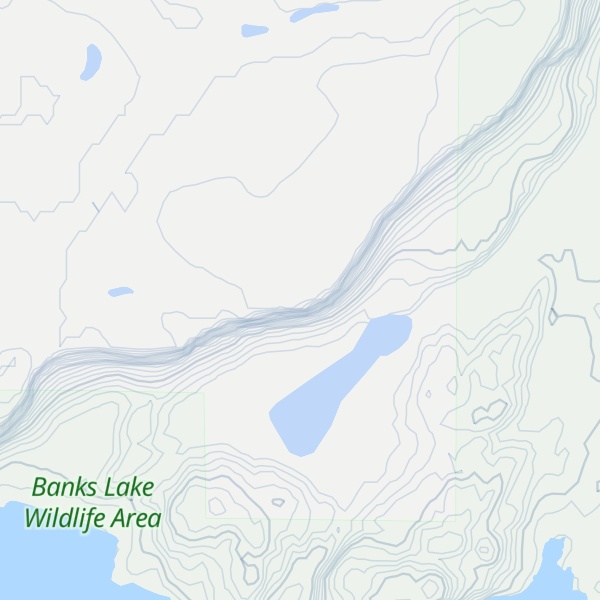 Map of Barker Butte