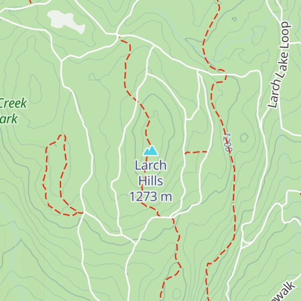 Map of Larch Hills
