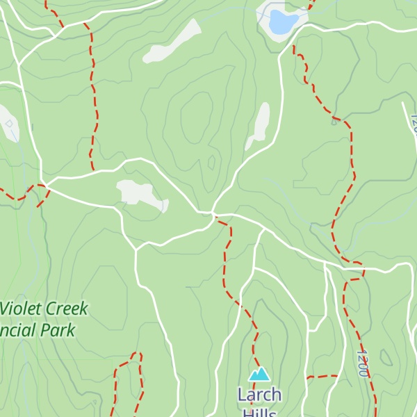 Map of Cec's Cabin