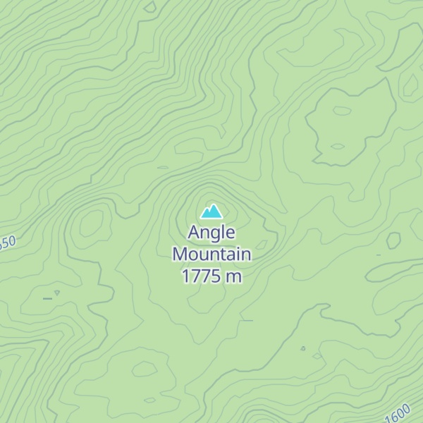 Map of Angle Mountain
