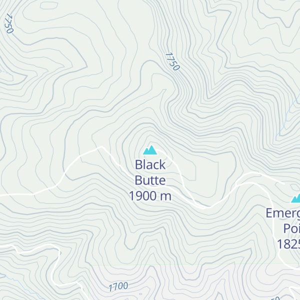 Map of Black Butte