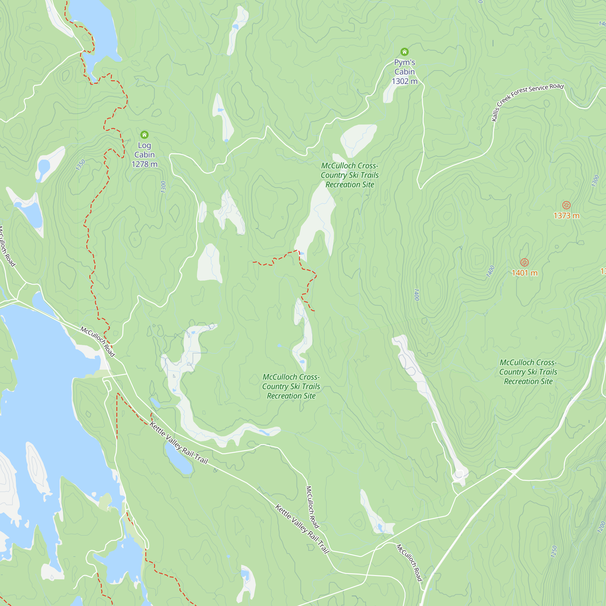BC Cabin;BC. Cabin map