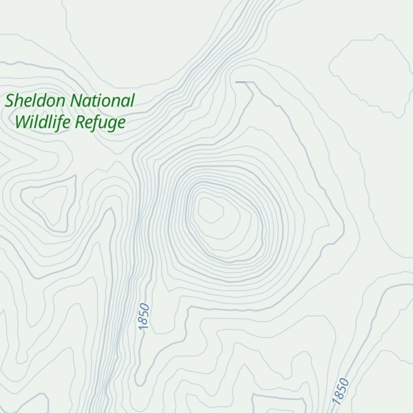 Map of Big Spring Butte