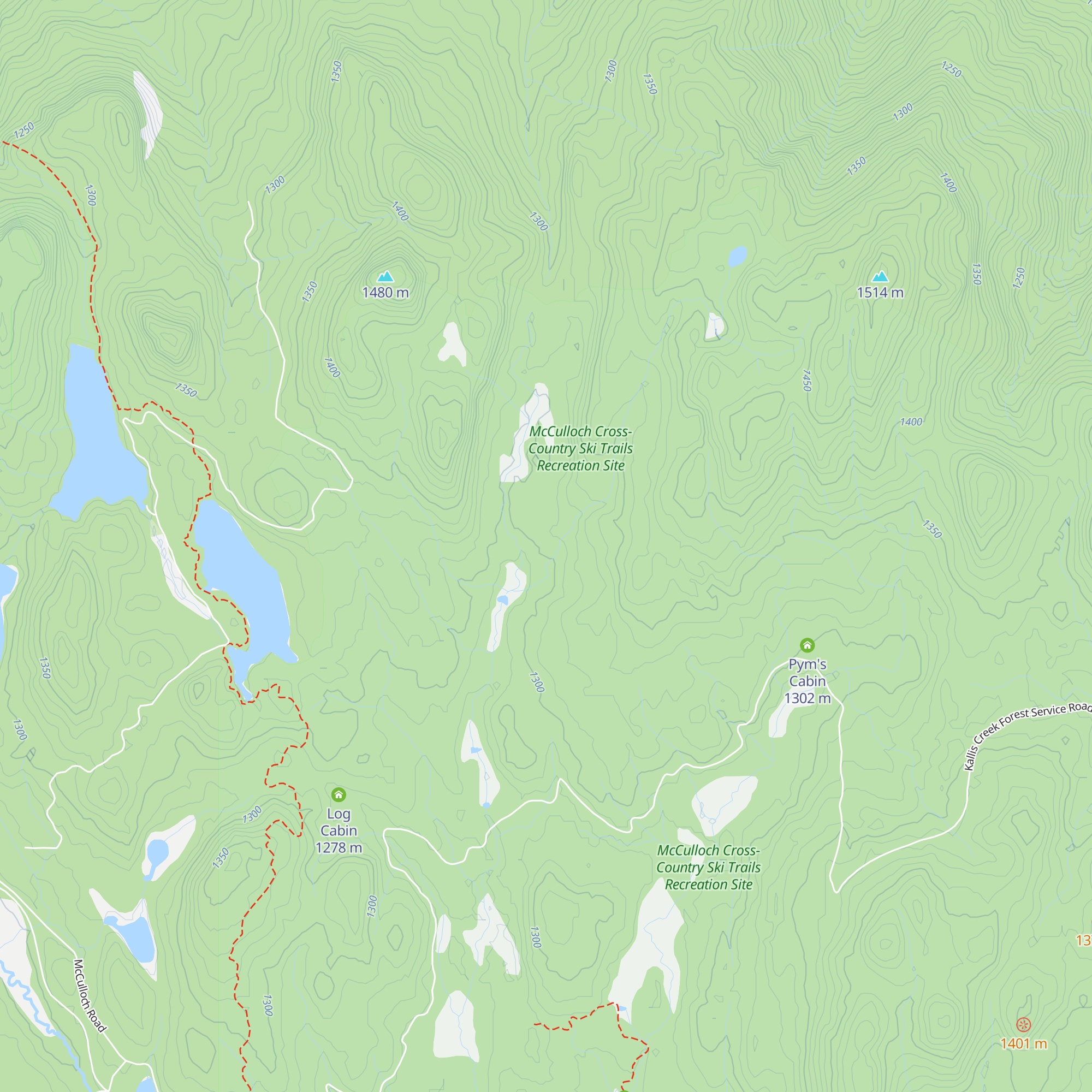 Meadow Cabin map