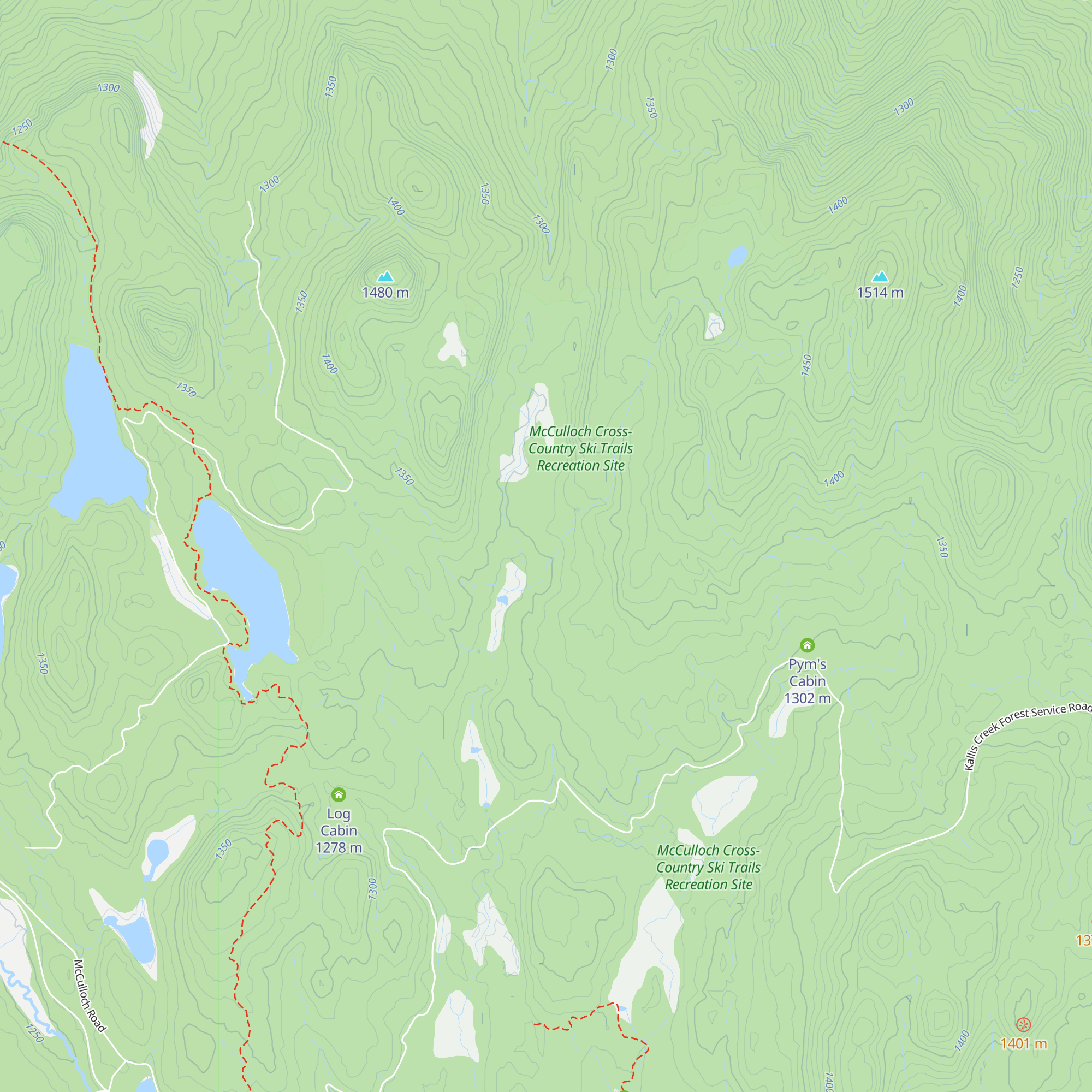 Meadow Cabin map