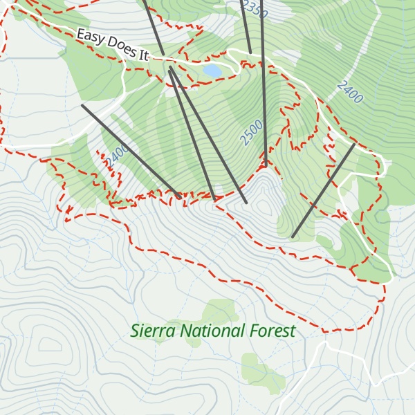 Map of Buckhorn Rocks