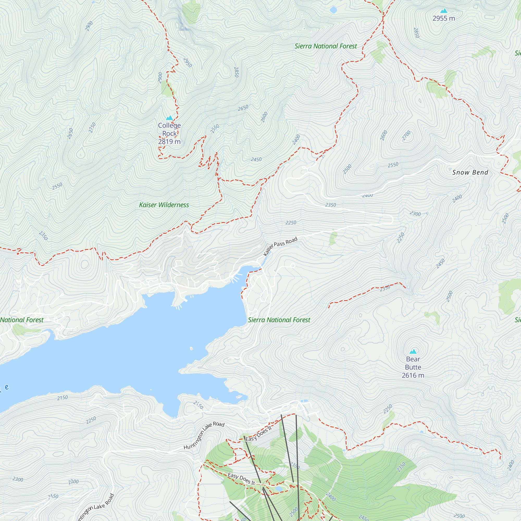 Eastwood Sno-Park map