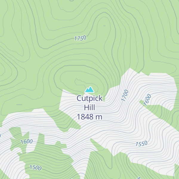 Map of Cutpick Hill