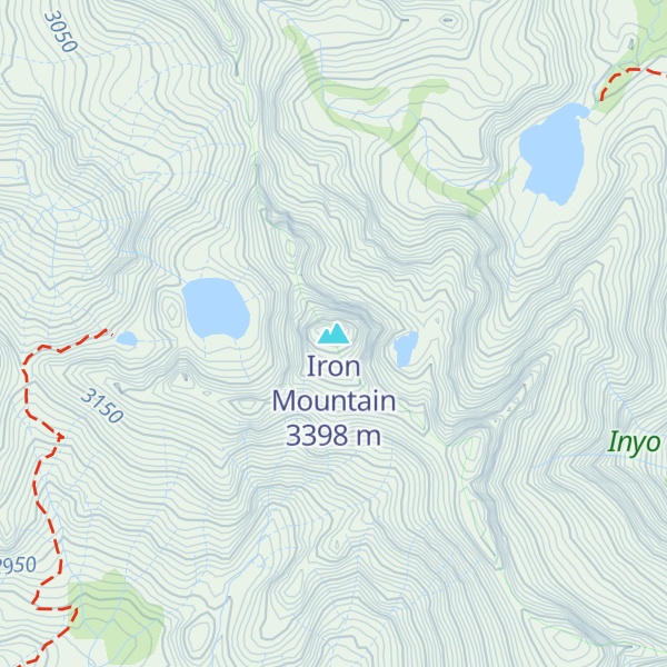 Map of Iron Mountain