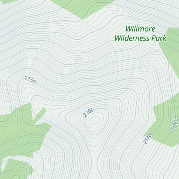 Map of Mount McQueen