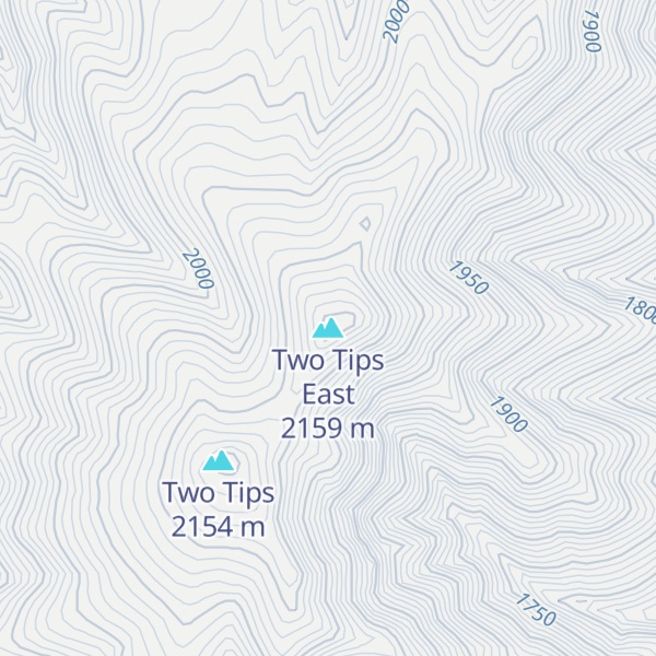 Map of Two Tips East