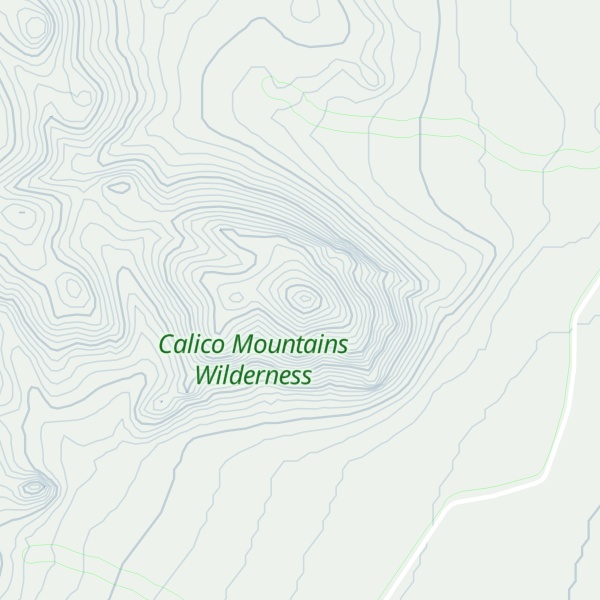 Map of Mormon Dan Peak