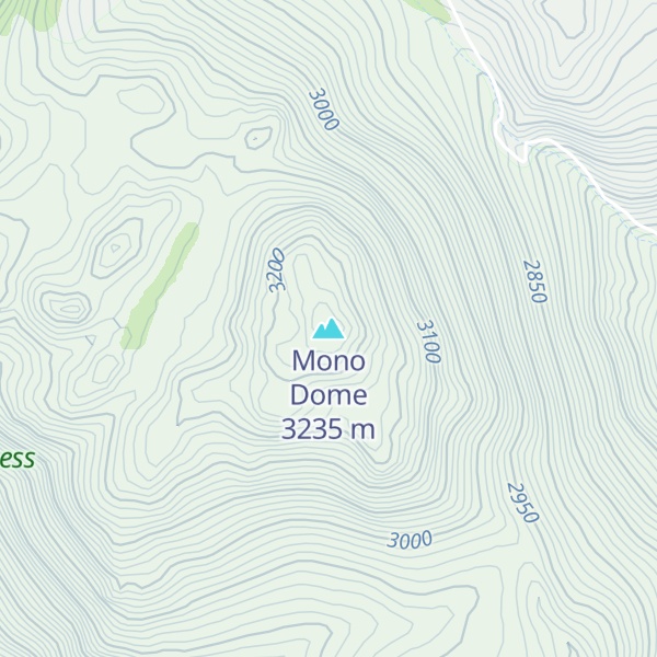 Map of Mono Dome