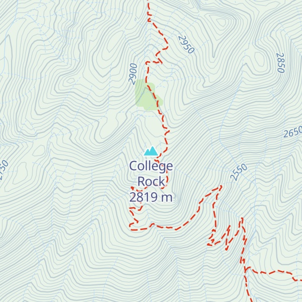 Map of College Rock