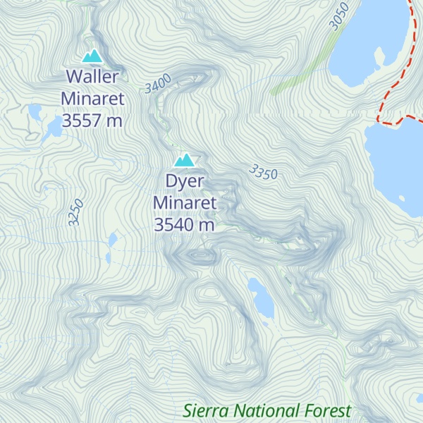 Map of Eichorn Minaret