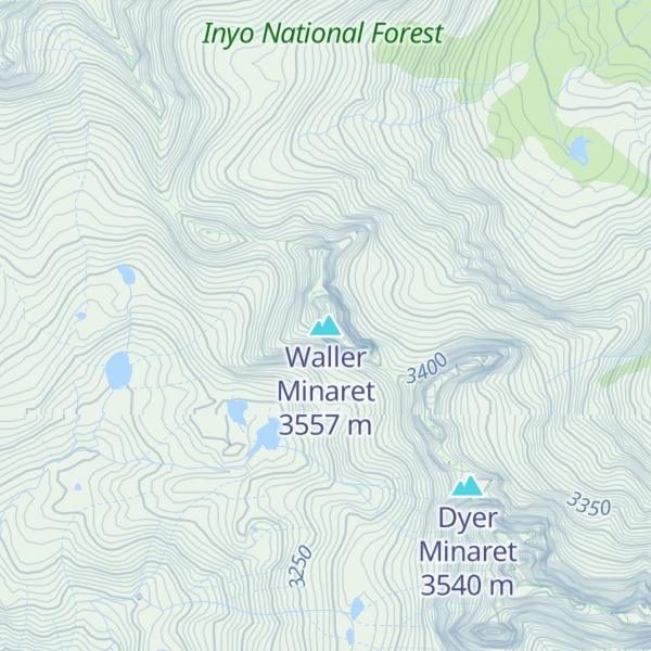Map of Waller Minaret