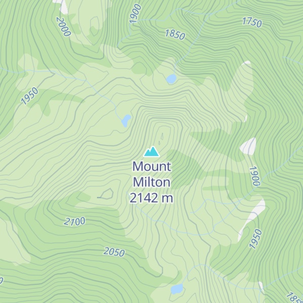 Map of Mount Milton