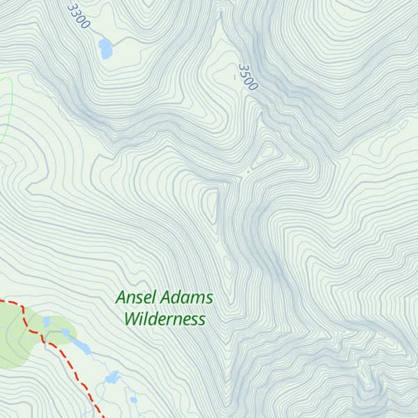 Map of Mount Lewis