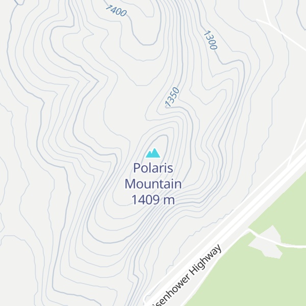 Map of Polaris Mountain