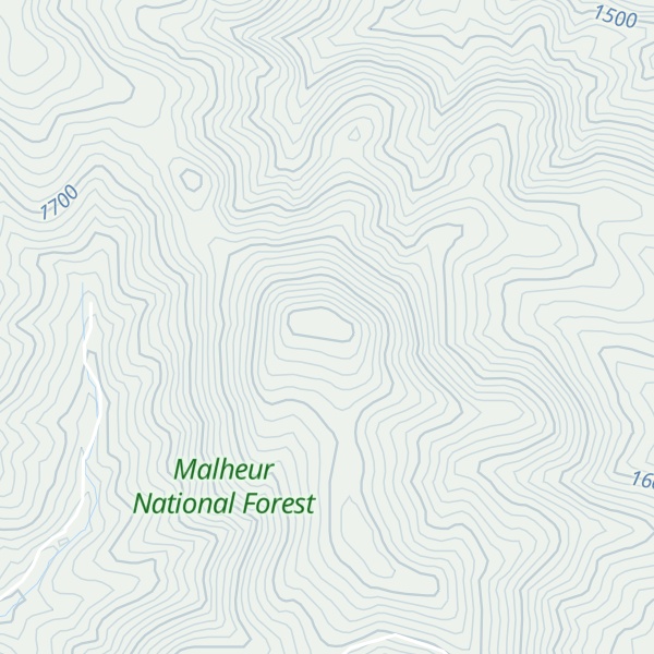 Map of Riley Creek Butte