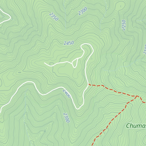 Map of Cerro Noroeste