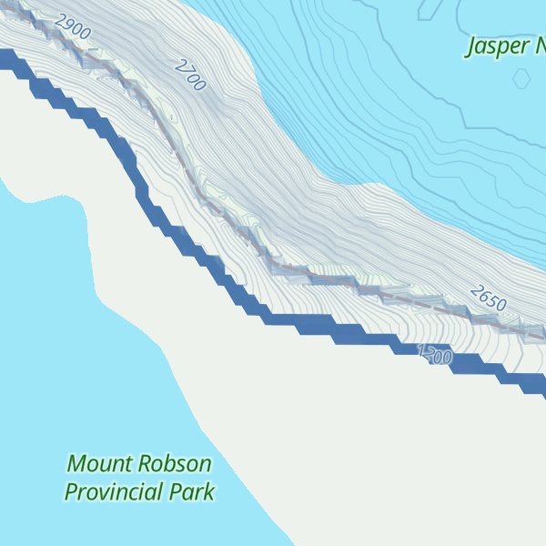 Map of Mount Anne-Alice