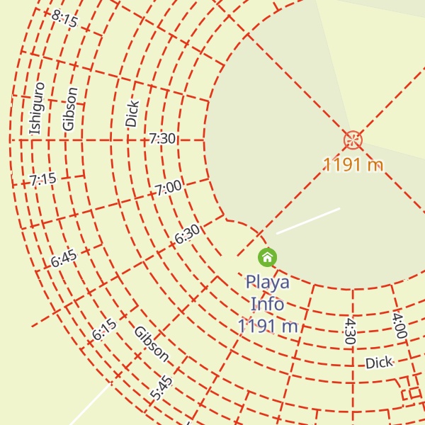 Map of Black Rock Ranger HQ