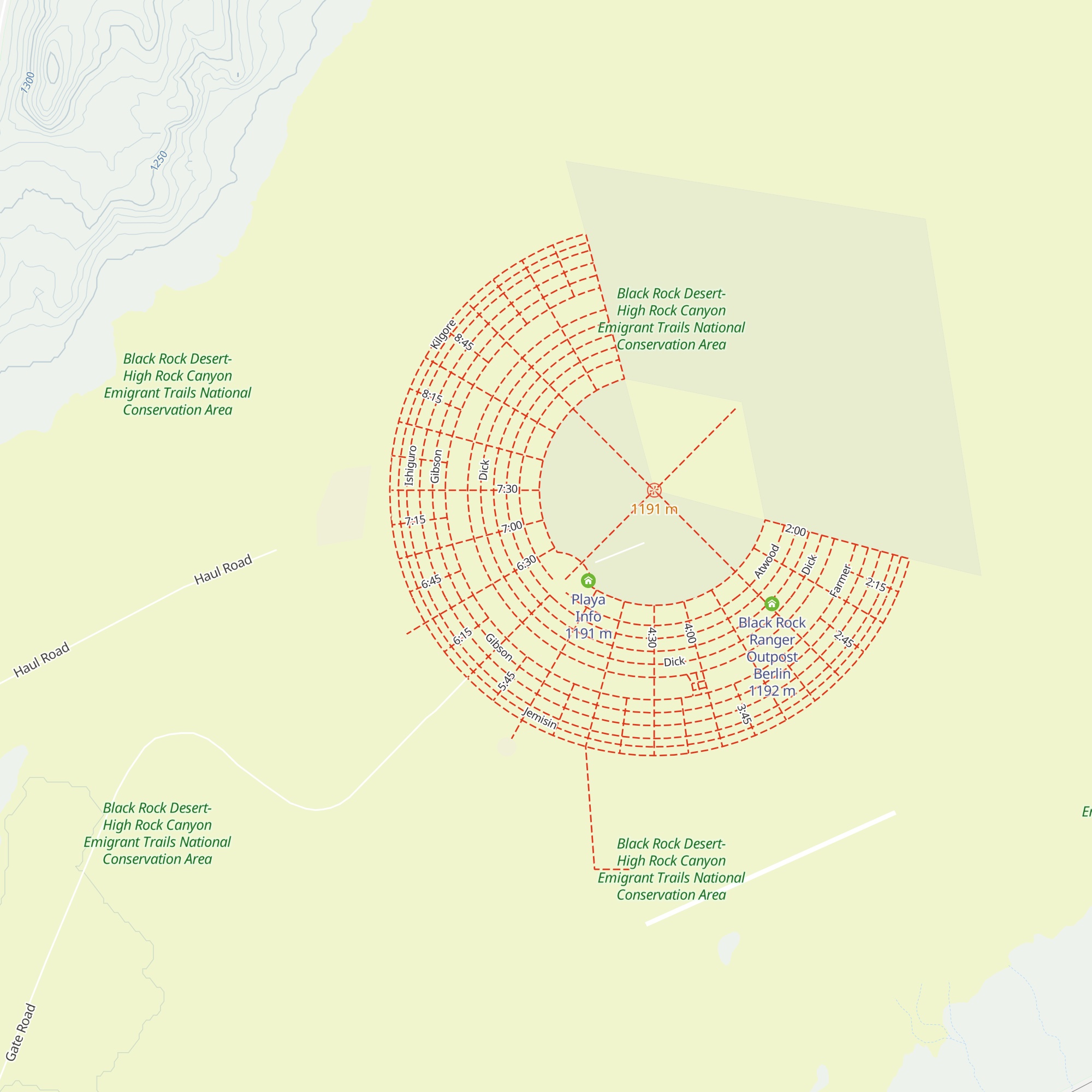 Black Rock Ranger HQ map