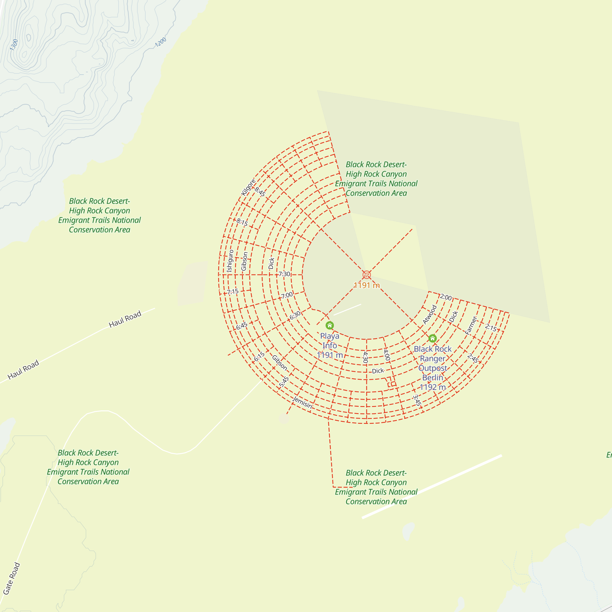 Black Rock Ranger HQ map