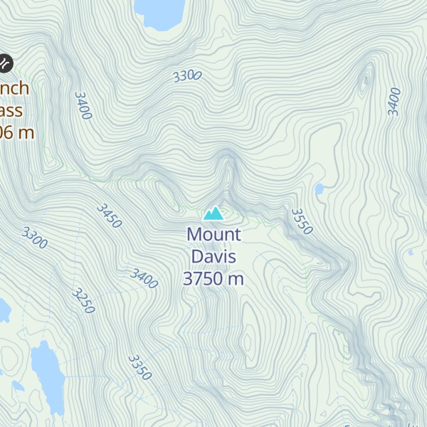 Map of Mount Davis