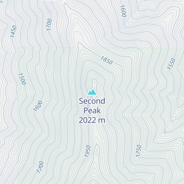 Map of Second Peak