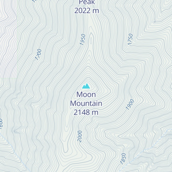 Map of Moon Mountain