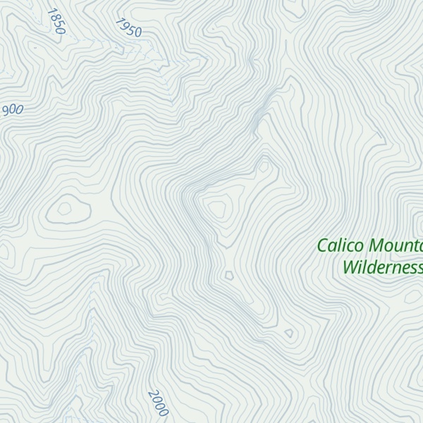 Map of South Donnelly Peak