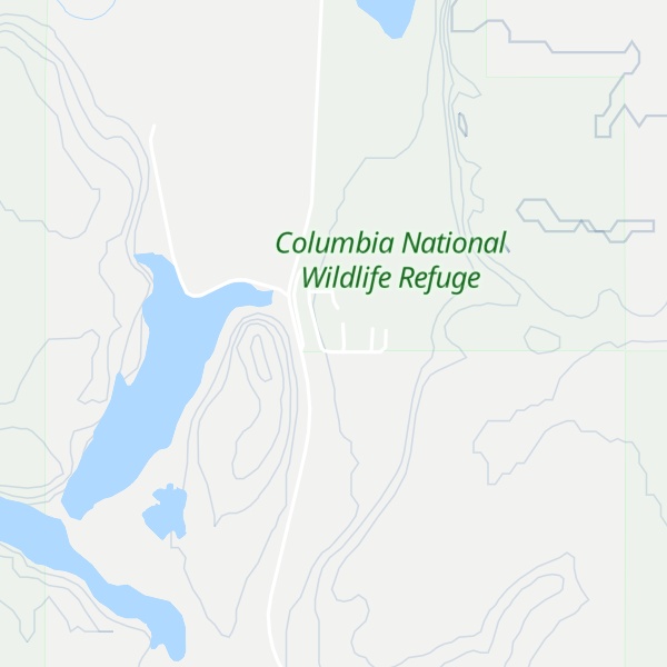 Map of Columbia National Wildlife Refuge Office