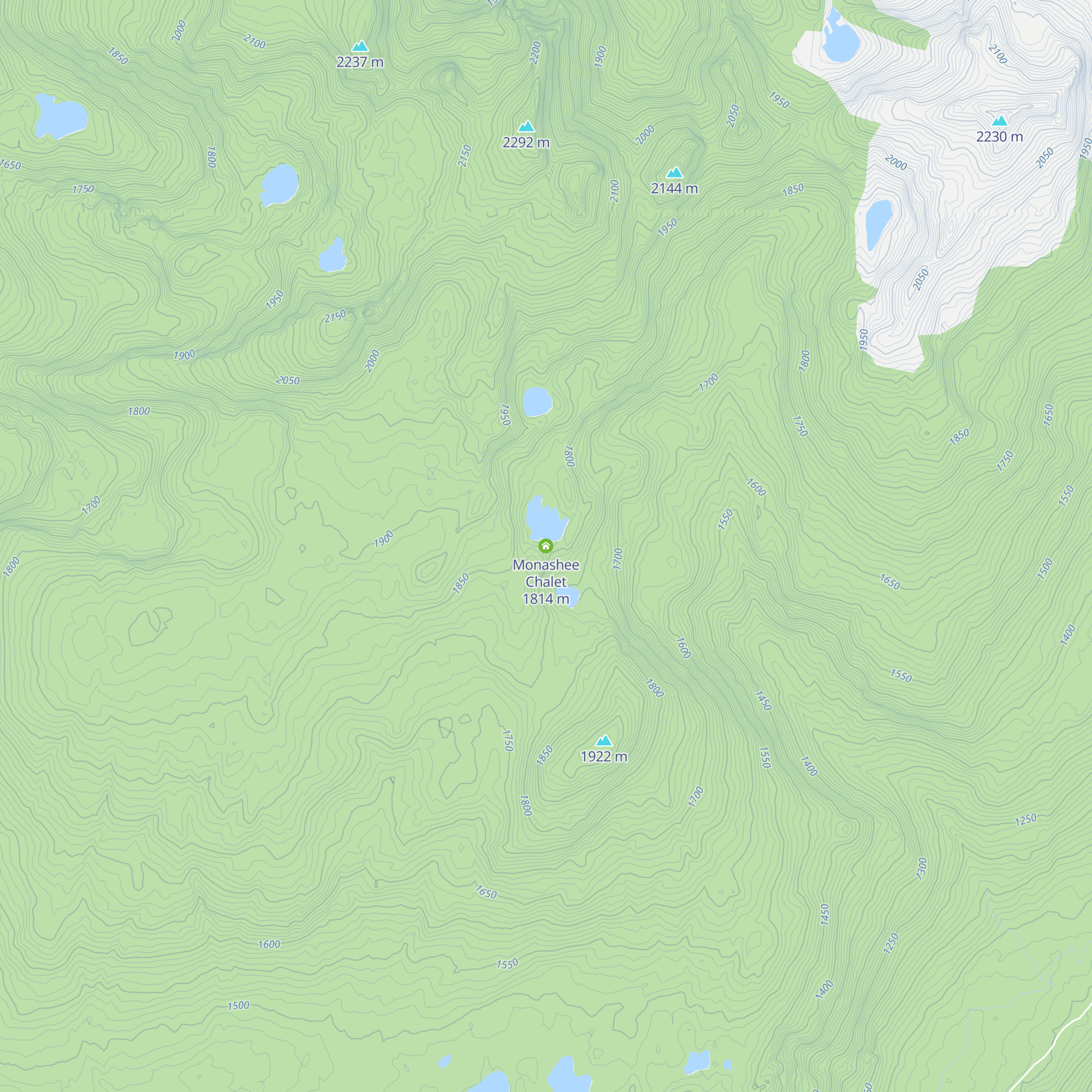 Monashee Chalet map